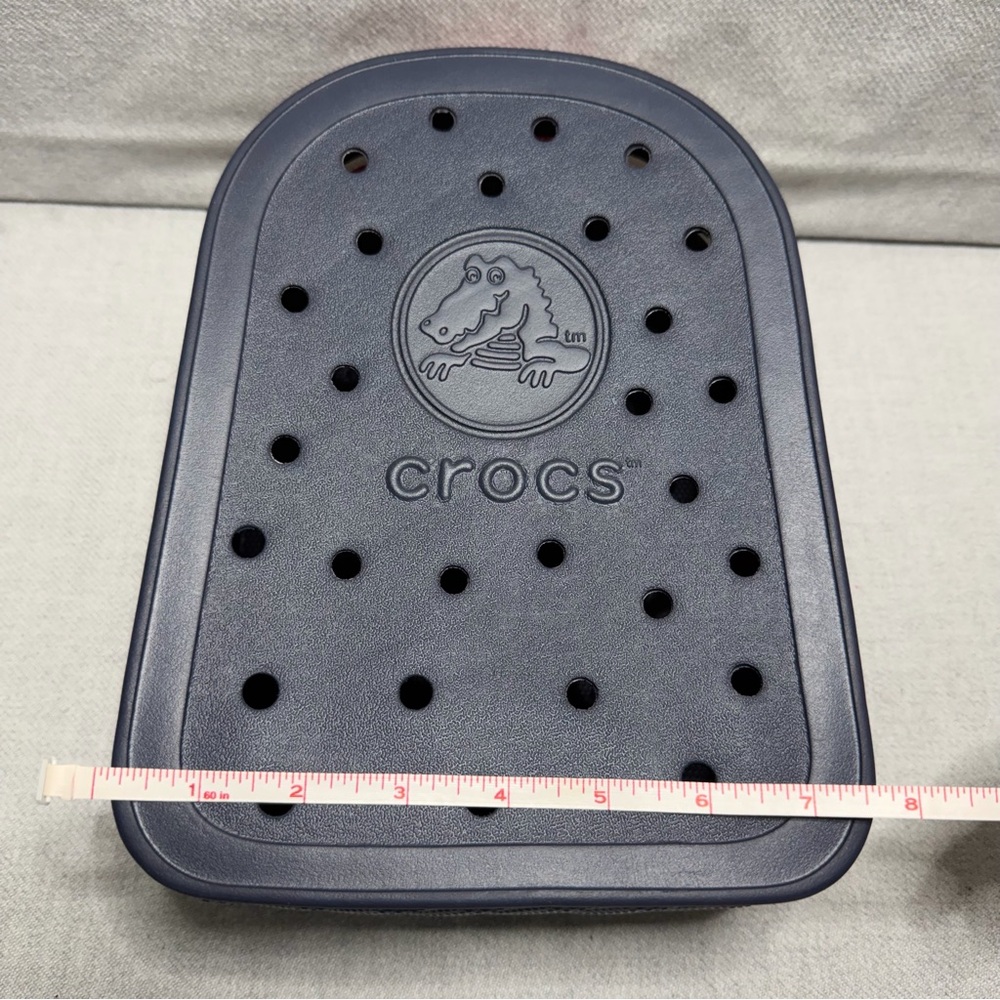 CROCS Navy Blue Mini Backpack with Red Strap - Picture 9 of 11